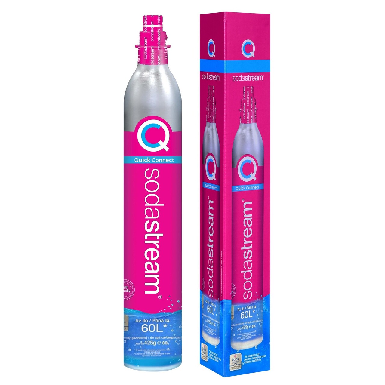 Rezerva butelie CO2 QUICK CONNECT, 60L - SodaStream - imagine 3